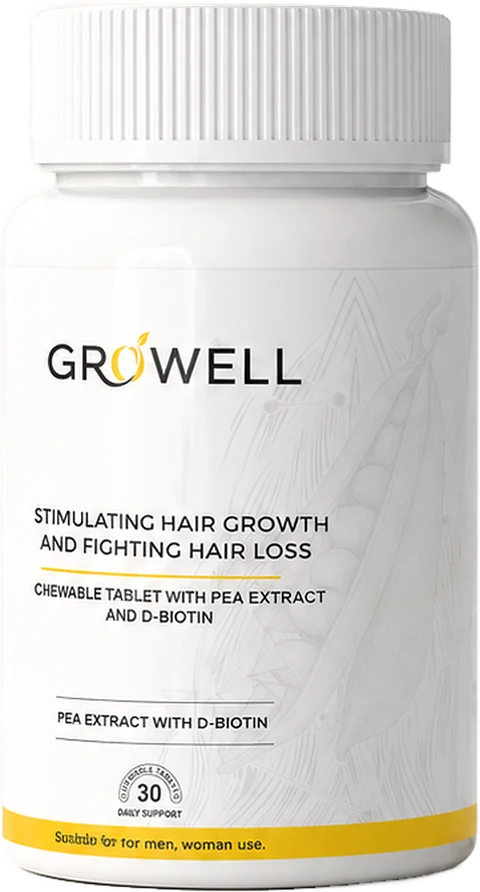Botol Growell tablet kunyah