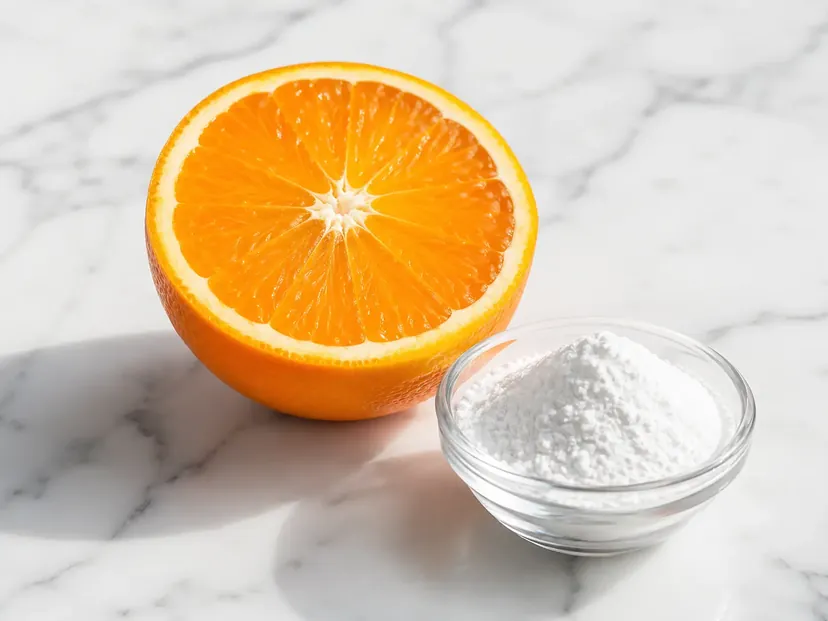 Oren dan serbuk Vitamin C